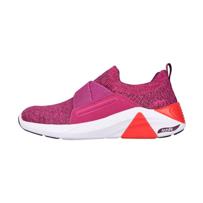 (W) Skechers Arch Fit A-Linear 'CMFT Breathable Pink Casual'