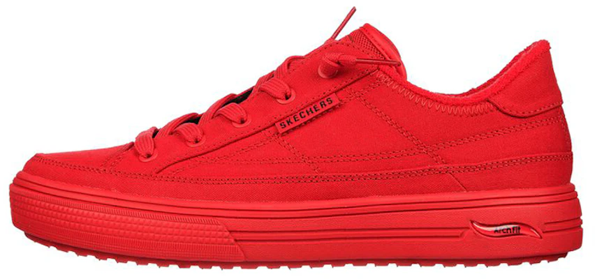 (Women) Skechers Arch Fit Arcade 'Red Comfort Low-Top Casual' 177191-RED Buy (Women) Skechers Arch Fit Arcade 'Red Comfort Low-Top Casual' 177191-RED