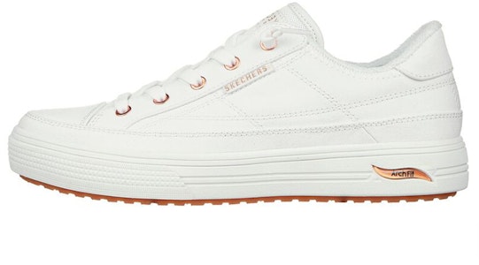 Skechers Arch Fit Arcade 女款低筒舒適休閒板鞋 白色 Buy Skechers Arch Fit Arcade 女款低筒舒適休閒板鞋 白色