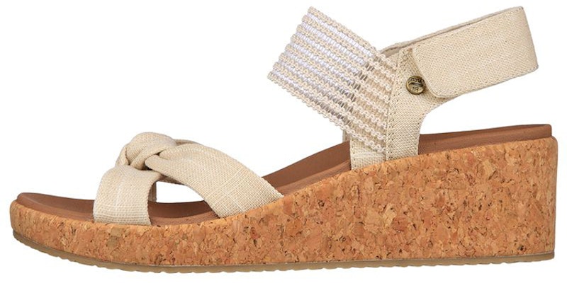 (W) Skechers Arch Fit Beverlee-Juliet 'Sandal Kasual Wedges Semula Jadi' 119350-NAT Buy (W) Skechers Arch Fit Beverlee-Juliet 'Sandal Kasual Wedges Semula Jadi' 119350-NAT