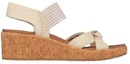 Order (Women) Skechers Arch Fit Beverlee-Juliet 'Natural Wedge Casual Sandals' 119350-NAT