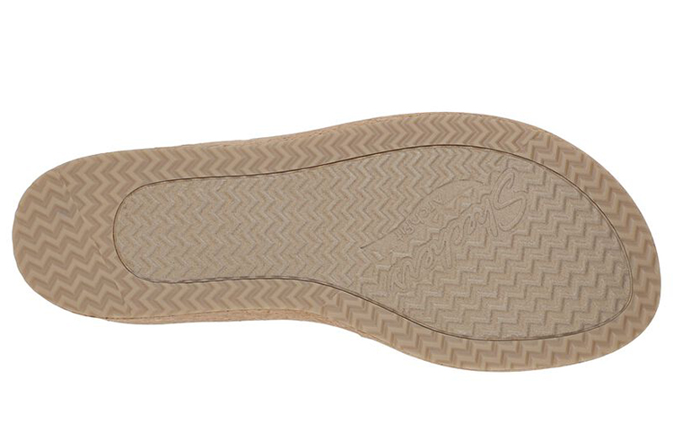 Shop (Women) Skechers Arch Fit Beverlee-Juliet 'Natural Wedge Casual Sandals' 119350-NAT
