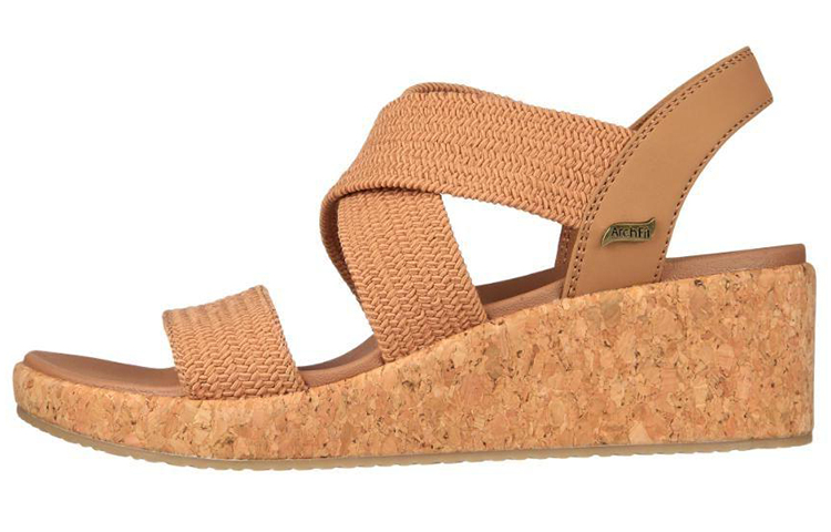 (Women) Skechers Arch Fit Beverlee-Love Stays 'Natural' 119260-TAN