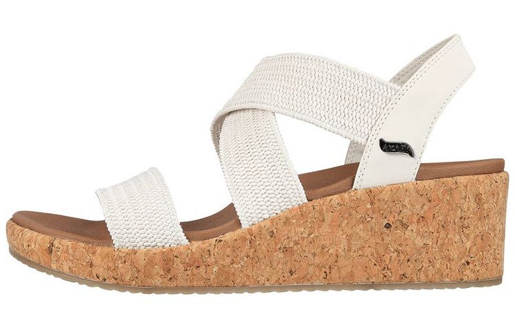 (Women) Skechers Arch Fit Beverlee-Love Stays 'White Brown' 119260-WHT