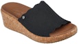 Lookbook (W) Skechers Arch Fit Beverlee 'Selipar Wedges Hitam' 119329-BLK