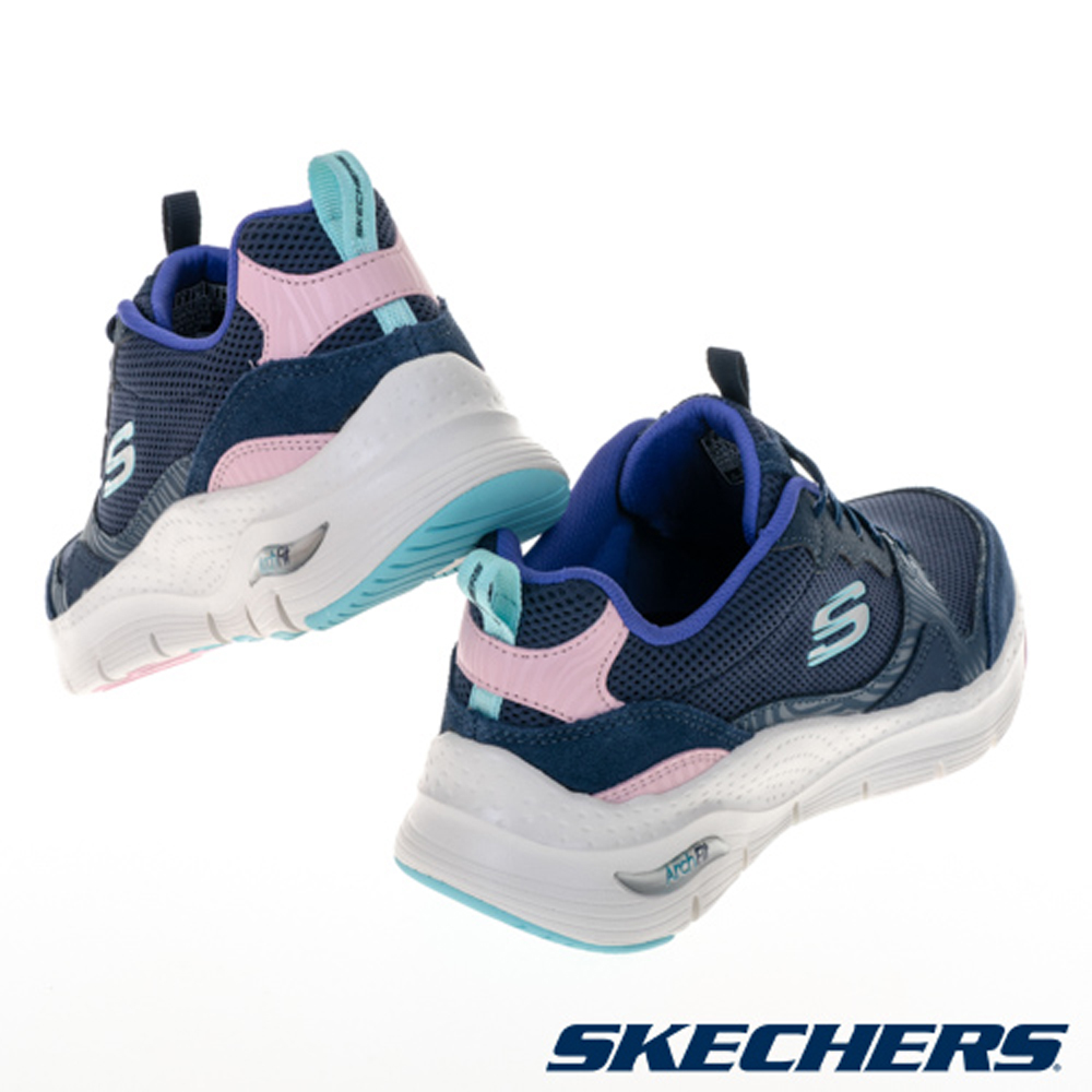(W) SKECHERS Arch Fit Casual Shoes Blue 圖 6