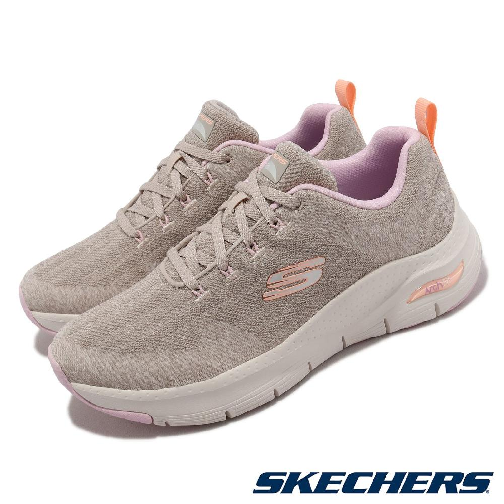 (W) SKECHERS Arch Fit Casual Shoes Grey Gray