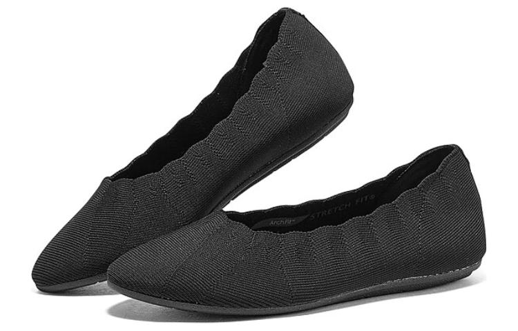 Shop (W) Skechers Arch Fit Cleo ''Slipbestendige Lage Casual Schoen'' 158501-BLK