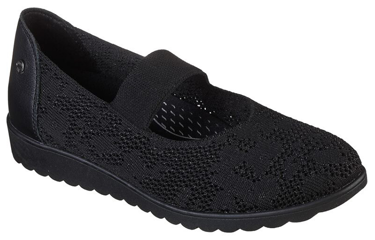 Lookbook (W) Skechers Arch Fit Cleo Wedge 'Hitam' 158493-BBK
