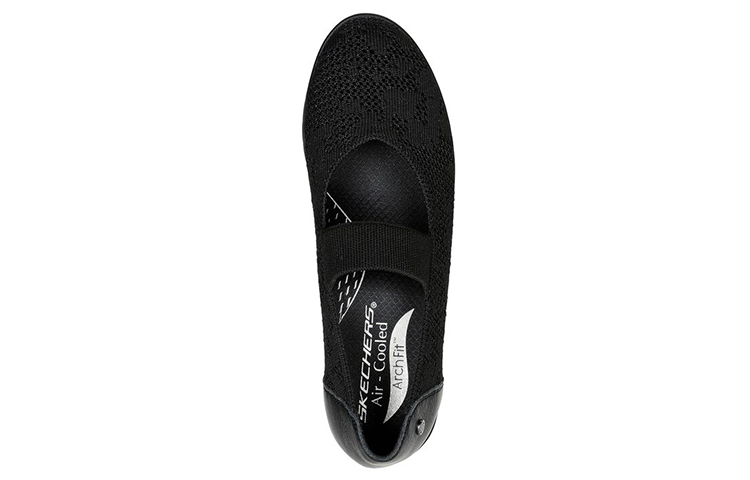 Shop (W) Skechers Arch Fit Cleo Wedge 'Hitam' 158493-BBK