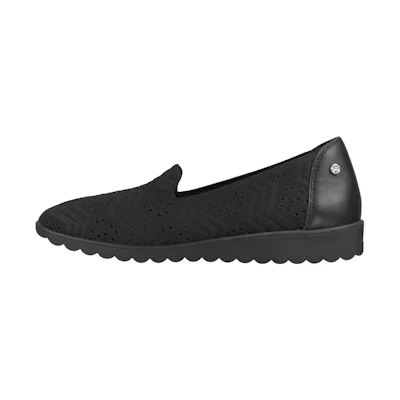 (W) Skechers Arch Fit Cleo Wedge 'Breathable Black'