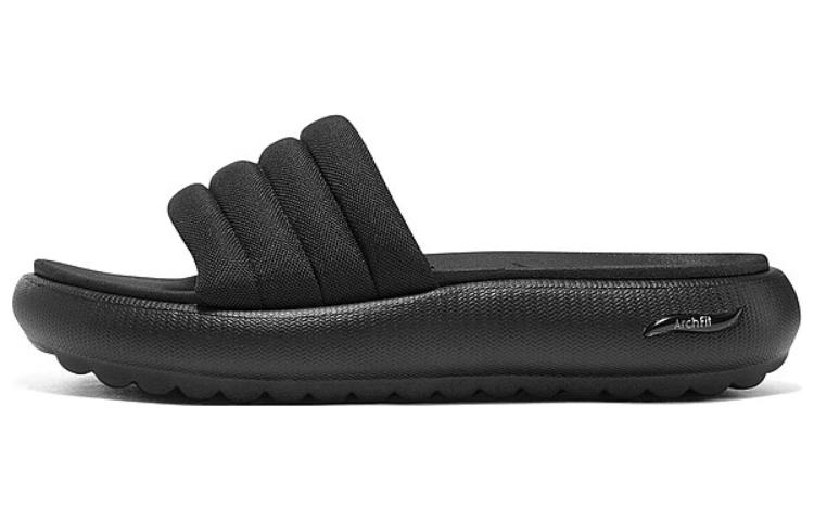 (W) Skechers Arch Fit Cloud Slipper 'Black'