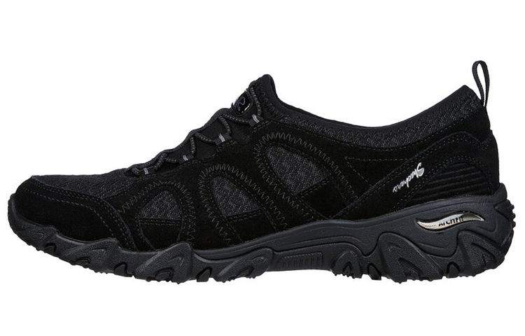 (Women) Skechers Arch Fit Compulsions 'Black Slip-On' 100550-BBK