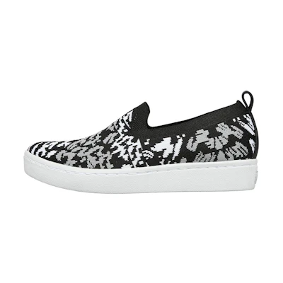 (W) Skechers Arch Fit Cup - Fiercely 'Black White'