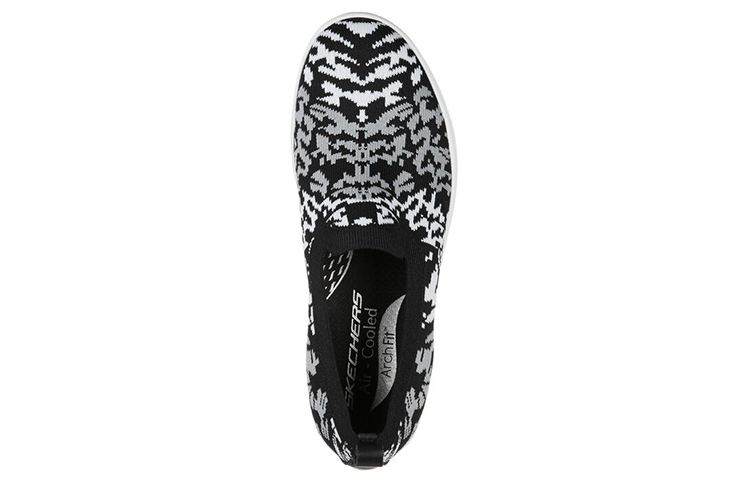 (W) Skechers Arch Fit Cup - Fiercely 'Black White' 圖 4