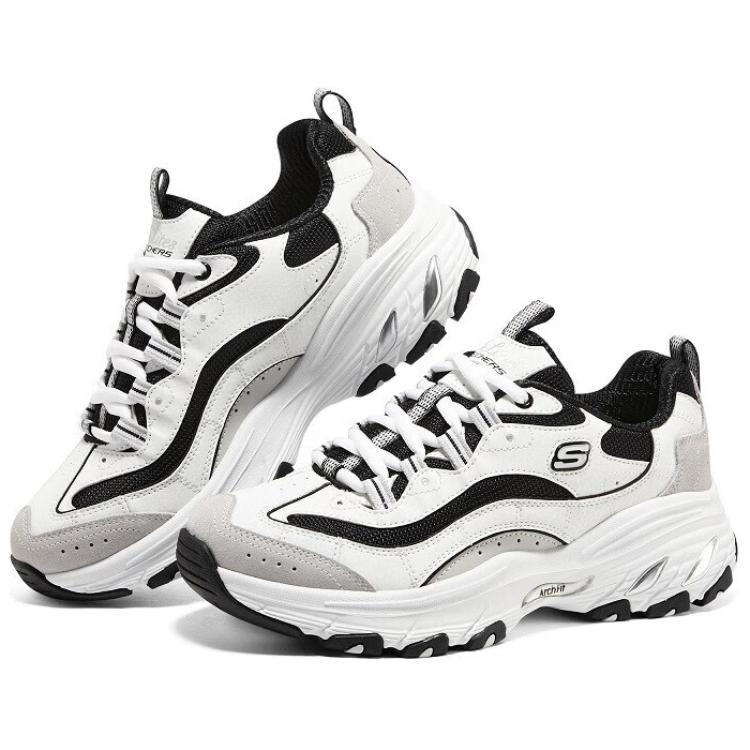 Shop (W) Skechers Arch Fit D'Lites Sepatu Nyaman Pria/Wanita 149805-WBK