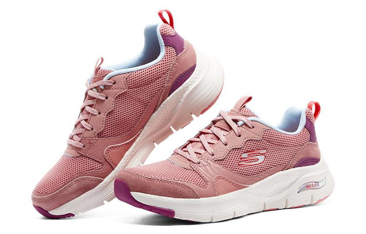 Lookbook (W) Skechers Arch Fit D''Lux ''Antiscivolo Resistente Rosa Viola'' 149723-MVMT