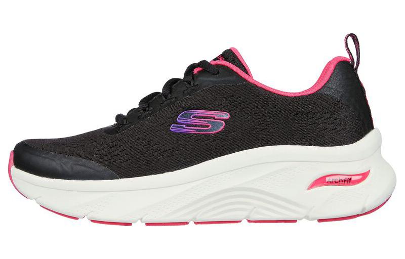 (Women) Skechers Arch Fit D'Lux 'Black' 149687-BKHP