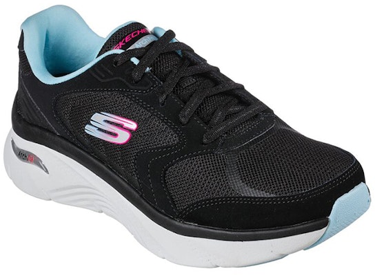 (Women) Skechers Arch Fit D'Lux 'Black Comfort Casual' 149686-BKBL Lookbook (Women) Skechers Arch Fit D'Lux 'Black Comfort Casual' 149686-BKBL