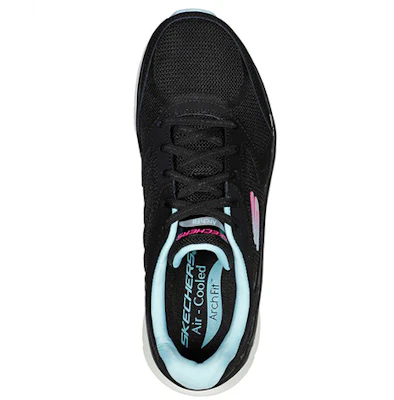 (W) 斯凯奇 Arch Fit D'Lux 黑色舒适休闲鞋 149686-BKBL Shop (W) 斯凯奇 Arch Fit D'Lux 黑色舒适休闲鞋 149686-BKBL