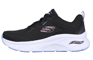 (Women) Skechers Arch Fit D'lux 'Black Mixed' 149685-BKMT (Women) Skechers Arch Fit D'lux 'Black Mixed' 149685-BKMT