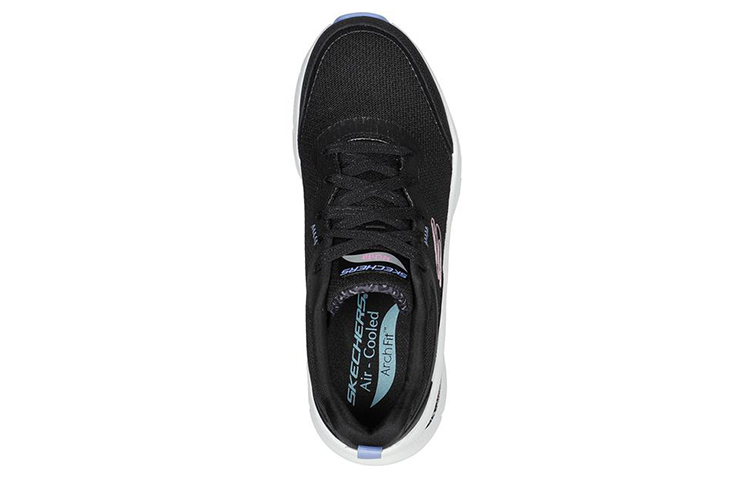 Lookbook (W) Skechers Arch Fit D'lux 'Hitam Campuran' 149685-BKMT