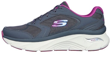 (Women) Skechers Arch Fit DLux 'Charcoal Purple' 149686-CCPR (Women) Skechers Arch Fit DLux 'Charcoal Purple' 149686-CCPR