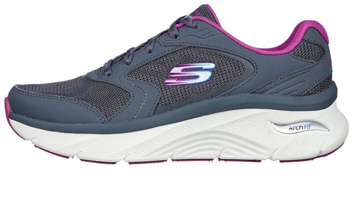 (Women) Skechers Arch Fit DLux 'Charcoal Purple' 149686-CCPR Buy (Women) Skechers Arch Fit DLux 'Charcoal Purple' 149686-CCPR