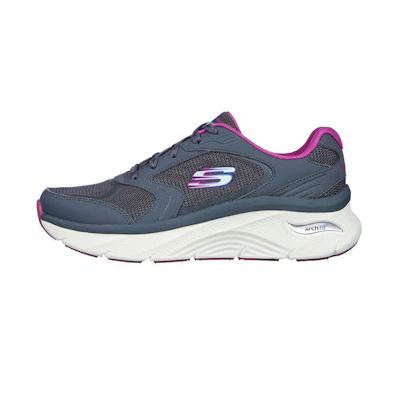 (W) Skechers Arch Fit DLux 'Charcoal Purple'