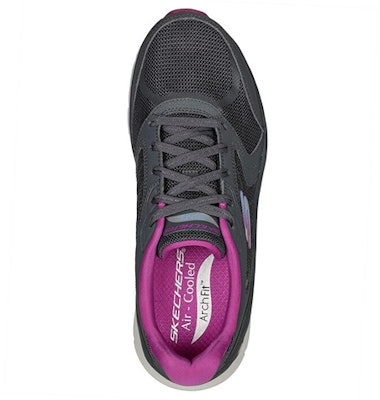 (Women) Skechers Arch Fit DLux 'Charcoal Purple' 149686-CCPR Shop (Women) Skechers Arch Fit DLux 'Charcoal Purple' 149686-CCPR
