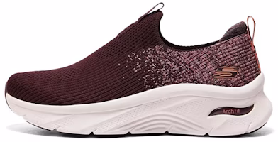 (Women) Skechers Arch Fit D'Lux 'Burgundy Slip-On' 149684-BURG (Women) Skechers Arch Fit D'Lux 'Burgundy Slip-On' 149684-BURG