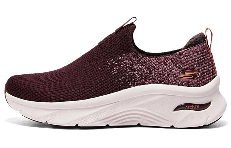 (Women) Skechers Arch Fit D'Lux 'Burgundy Slip-On' 149684-BURG