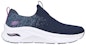 (W) Skechers Arch Fit D'Lux 'Deep Navy Slip-On' Lelaki Navy Gelap 149684-NVY