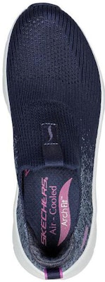 (Women) Skechers Arch Fit D'Lux 'Deep Navy Slip-On' 149684-NVY Shop (Women) Skechers Arch Fit D'Lux 'Deep Navy Slip-On' 149684-NVY