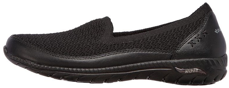 women-skechers-arch-fit-flex-sweet-jazz-slip-on-shoes-black-100287-bbk
