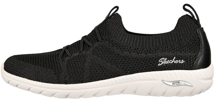 (Women) Skechers Arch Fit Flex 'Black White' 100285-BKW Buy (Women) Skechers Arch Fit Flex 'Black White' 100285-BKW