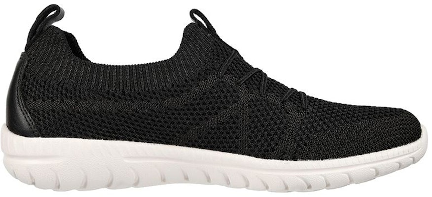 (Women) Skechers Arch Fit Flex 'Black White' 100285-BKW Order (Women) Skechers Arch Fit Flex 'Black White' 100285-BKW
