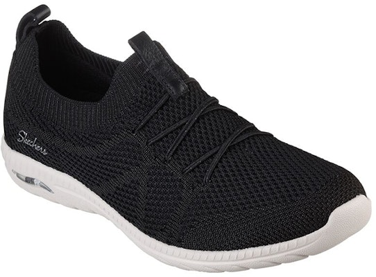 (Women) Skechers Arch Fit Flex 'Black White' 100285-BKW Lookbook (Women) Skechers Arch Fit Flex 'Black White' 100285-BKW