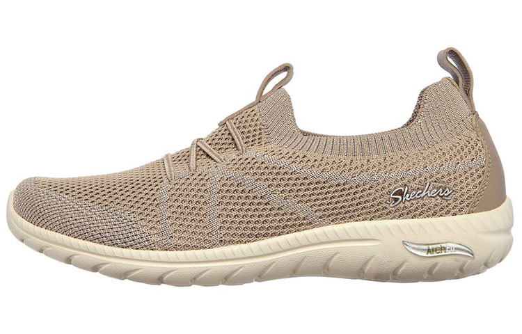 (Women) Skechers Arch Fit Flex 'Grey Brown' 100285-TPE
