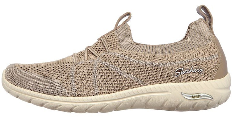 (Women) Skechers Arch Fit Flex 'Grey Brown' 100285-TPE Buy (Women) Skechers Arch Fit Flex 'Grey Brown' 100285-TPE
