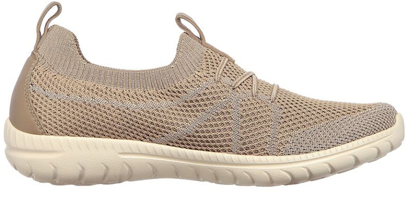 (Women) Skechers Arch Fit Flex 'Grey Brown' 100285-TPE Order (Women) Skechers Arch Fit Flex 'Grey Brown' 100285-TPE