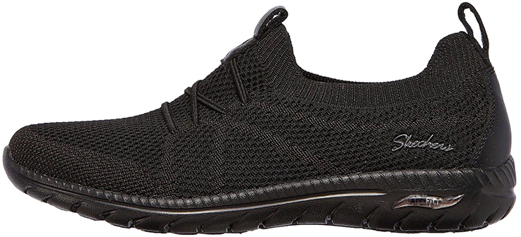 women-skechers-arch-fit-flex-simplified-casual-low-top-slip-on-black-100285-bbk