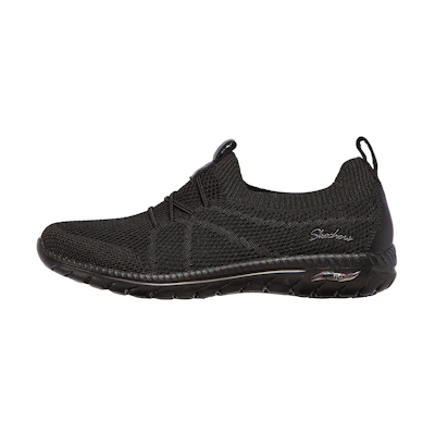 (W) Skechers Arch Fit Flex 'Simplified Casual Low-Top Slip-On Black'