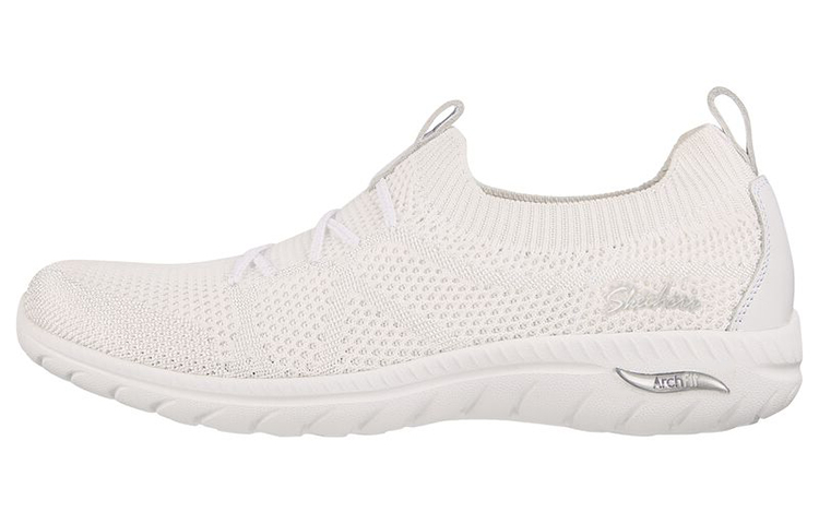 (Women) Skechers Arch Fit Flex 'White' 100285-WHT