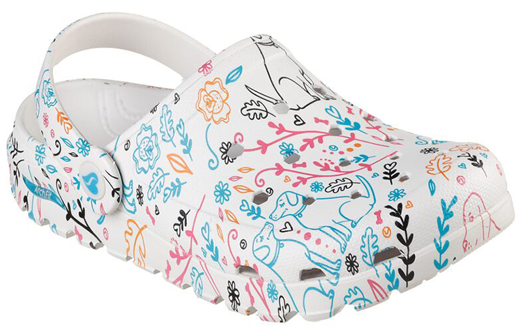 Lookbook (W) Skechers Arch Fit Footsteps - ''Flower Pups'' Instapper 111024-WMLT