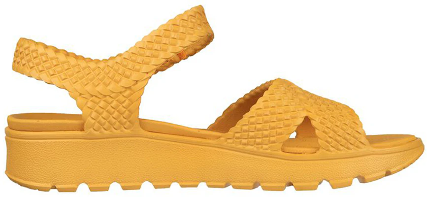 Skechers Arch Fit Footsteps 時尚休閒涼鞋 女款 黃 Order Skechers Arch Fit Footsteps 時尚休閒涼鞋 女款 黃