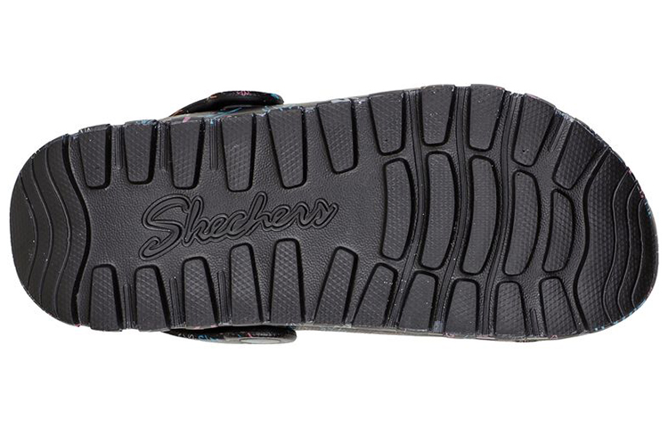 Purchase Skechers Arch Fit Footsteps - Flower Pups 休閒耐磨拖鞋 女款 黑