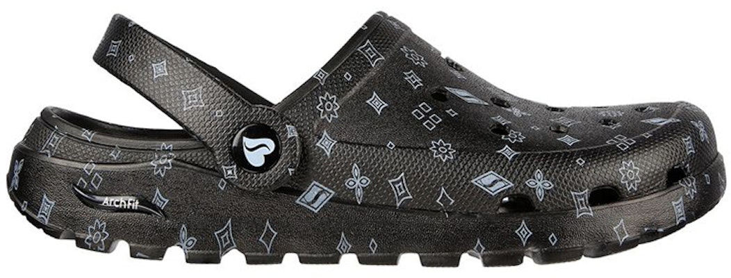 (W) Skechers Arch Fit Footsteps 'Main Girl Hitam' 111368-BKW Order (W) Skechers Arch Fit Footsteps 'Main Girl Hitam' 111368-BKW