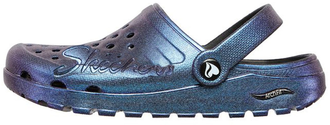 (Women) Skechers Arch Fit Footsteps 'Pixie Dust - Black Purple' 111372-BKMT Buy (Women) Skechers Arch Fit Footsteps 'Pixie Dust - Black Purple' 111372-BKMT