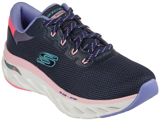 (W) Skechers Arch Fit Glide-Step - Highlighter Schoenen 149871-NVMT Lookbook (W) Skechers Arch Fit Glide-Step - Highlighter Schoenen 149871-NVMT